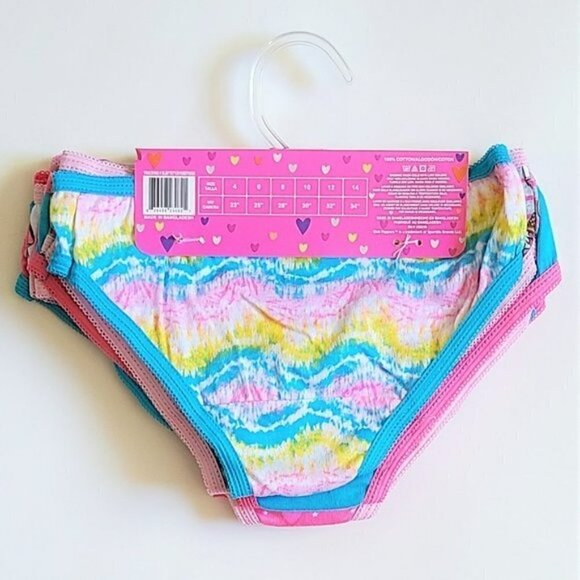 NWT Chili Peppers 10-Pck Colorful Cotton Bikini Panties - Picture 5 of 5